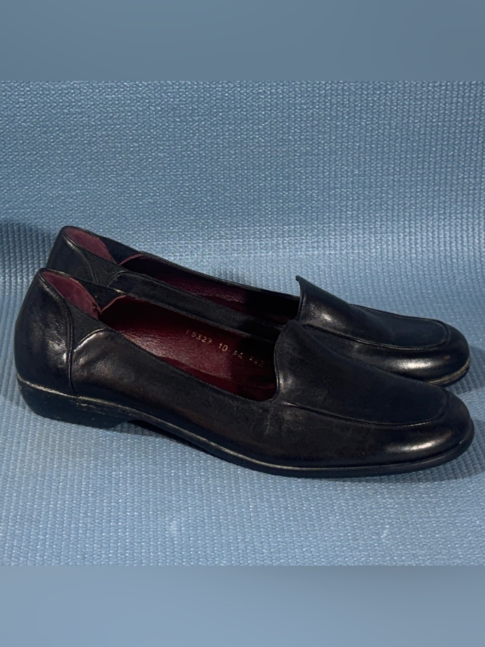 Cole Haan Women’s Black Leather Slip On Loafer Shoes Size 10 AA